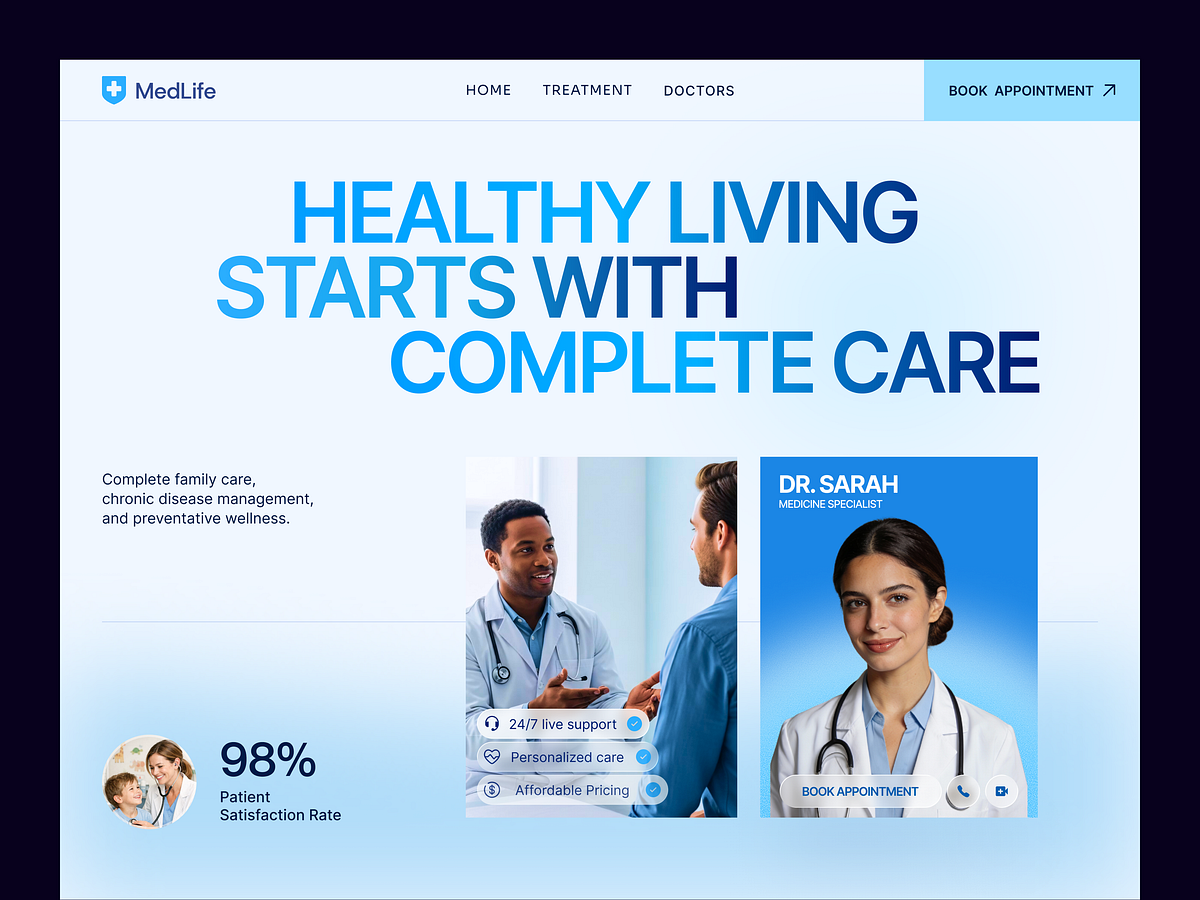 Healthcare Website Design