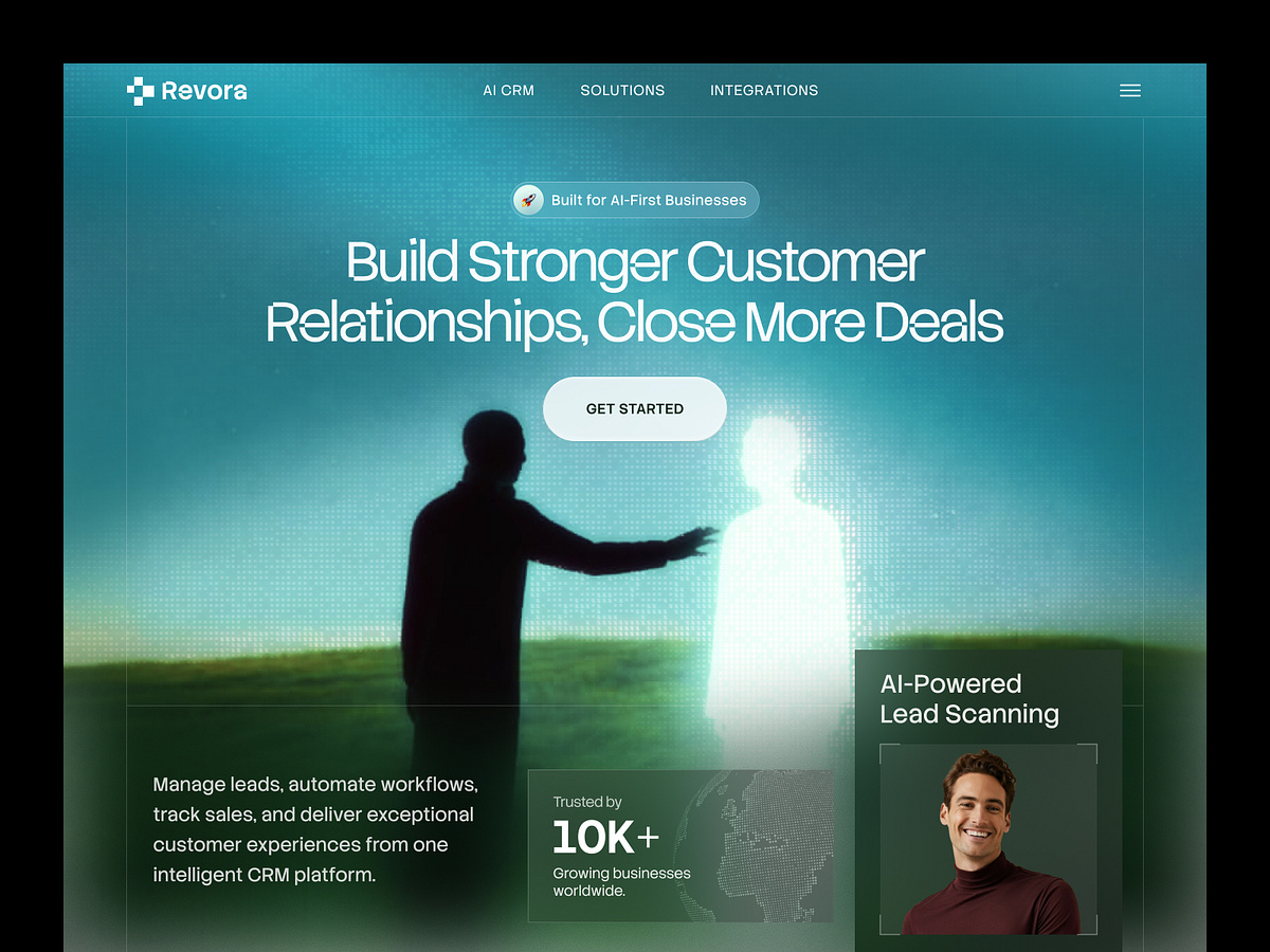 Revora — AI CRM SaaS Website Design