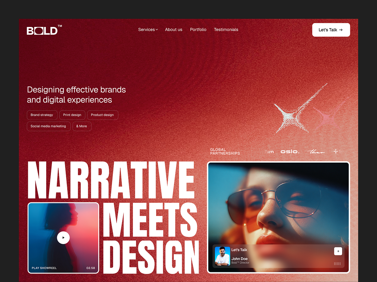 BOLD - Creative Agency Website Design