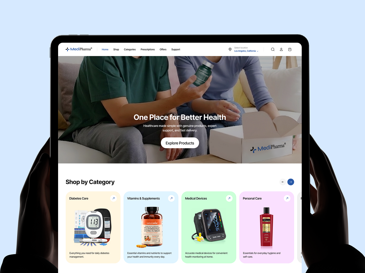 MediPharm — Pharmacy E-commerce Website | Medicine & Healthcare Image 0