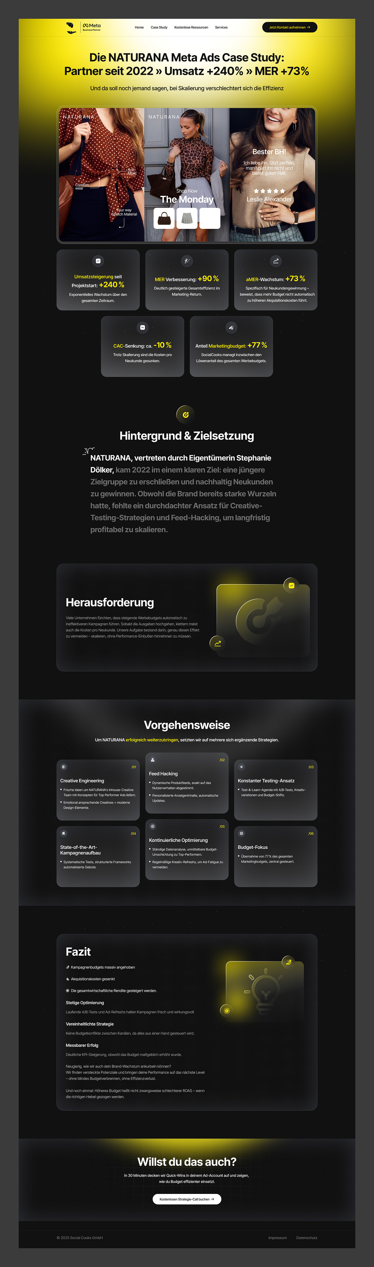 Marketing Agency Website | Case Study Landing Page Image 0