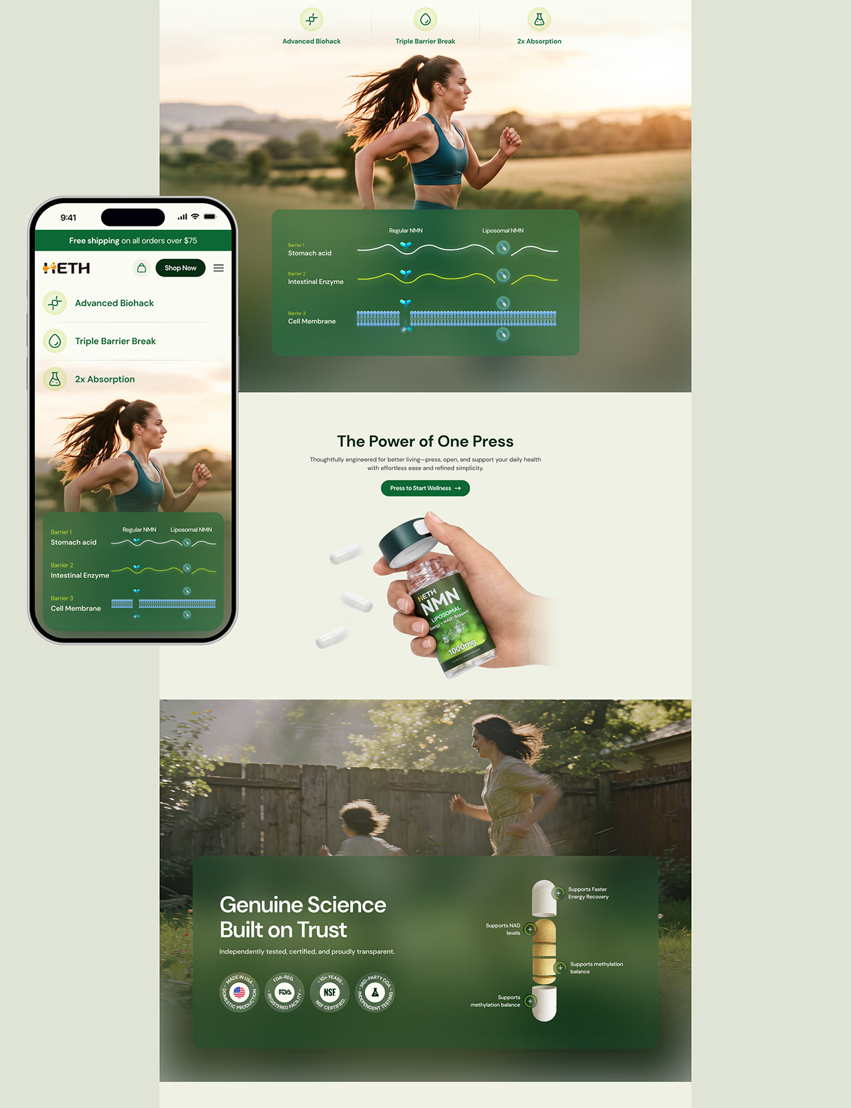 Wellness Shopify Website | Ecommerce Web Design Image 7