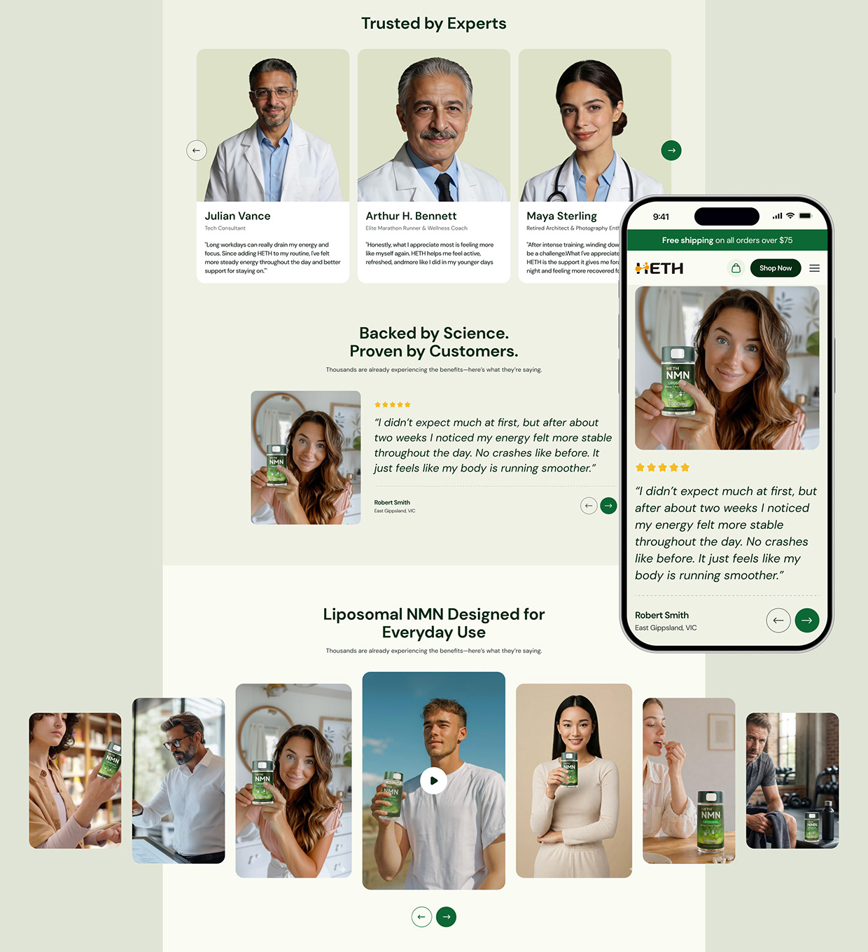 Wellness Shopify Website | Ecommerce Web Design Image 8