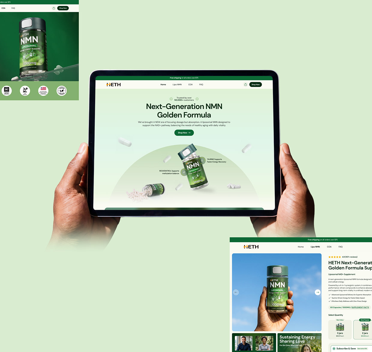 Wellness Shopify Website | Ecommerce Web Design Image 16