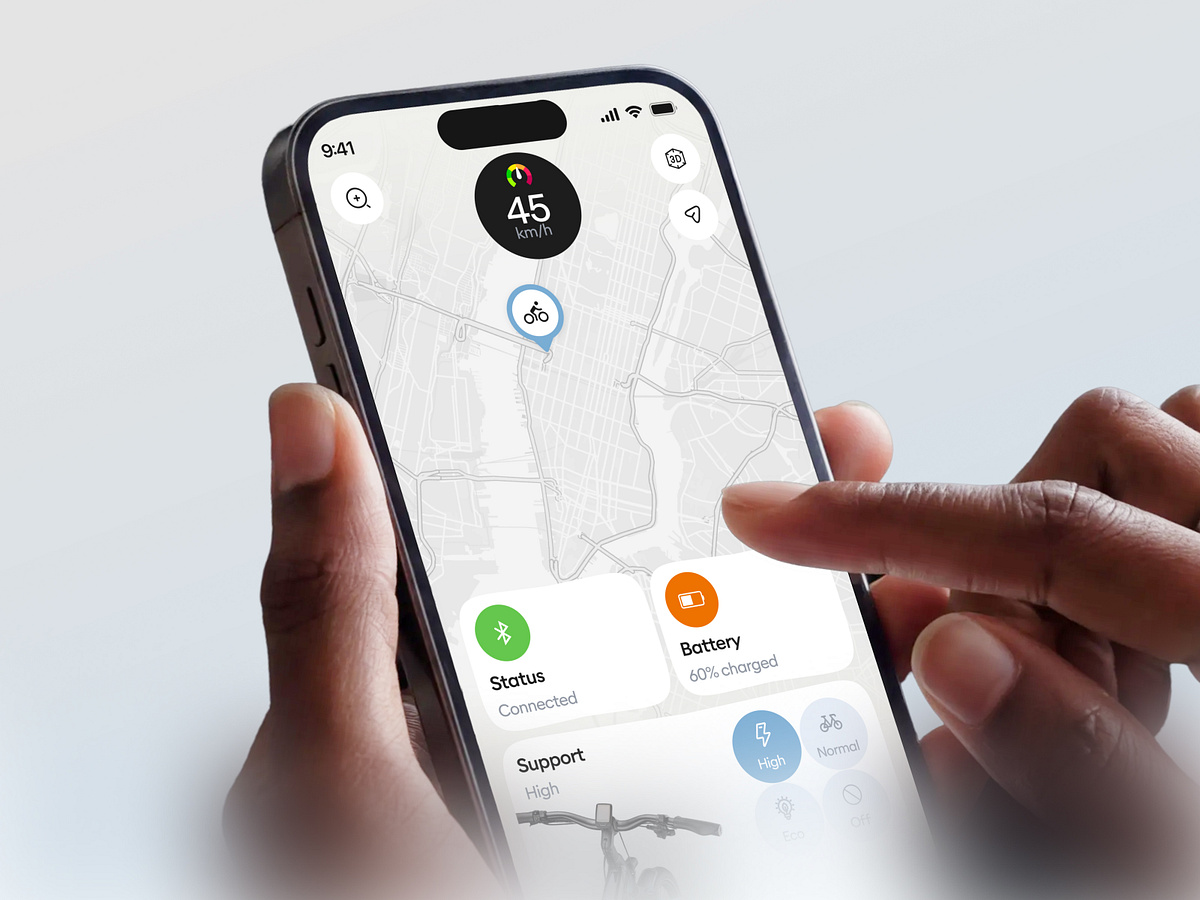 Levante Fietsen – Smart E-Bike App UI/UX