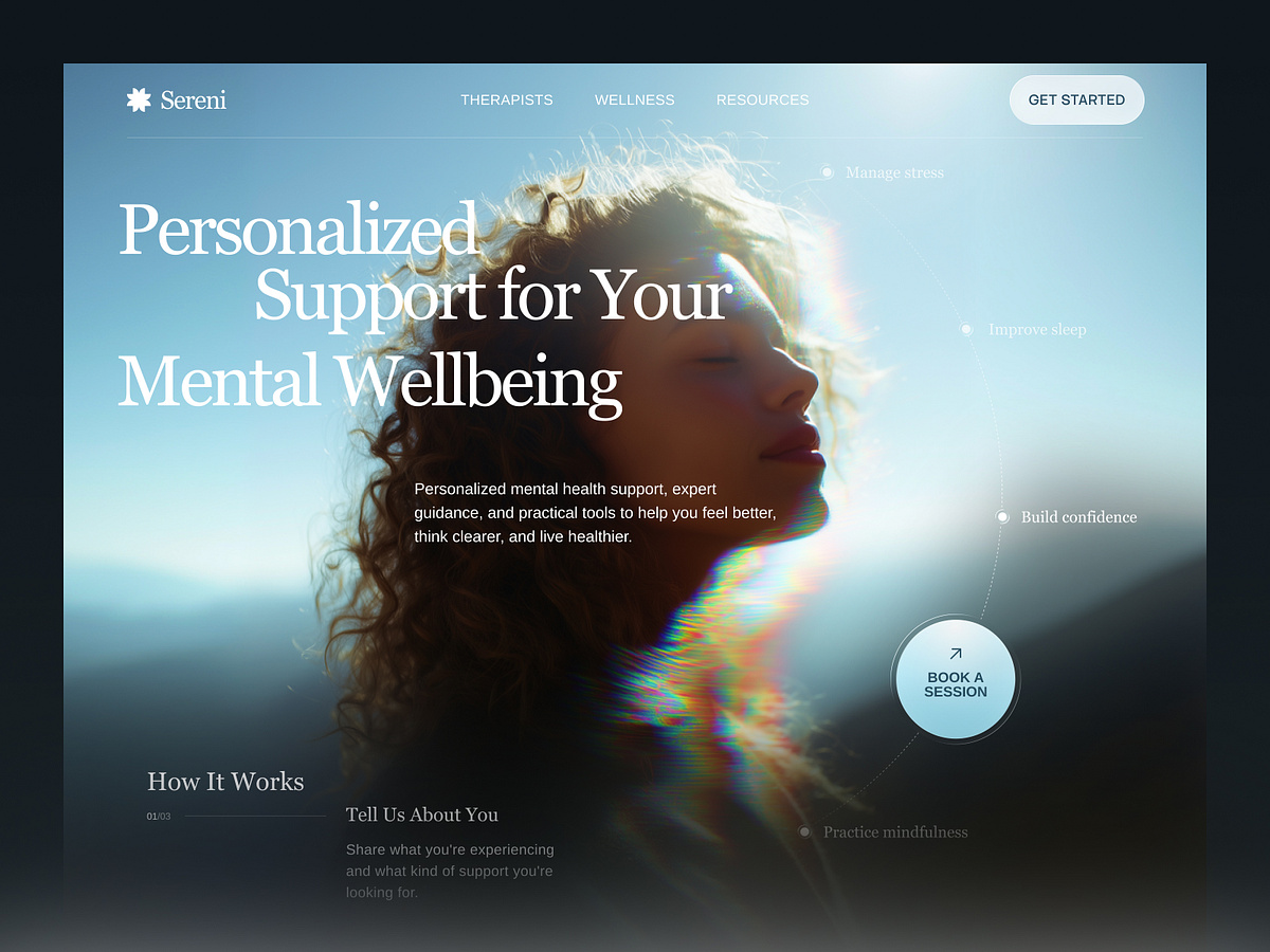 Sereni - Mental Wellness Website | Therapy & Wellbeing