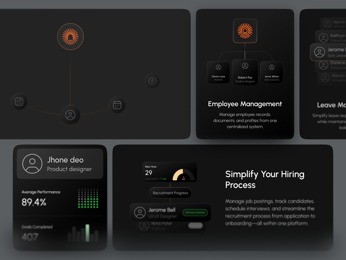 Worktail – HRM SaaS Website UI Kit