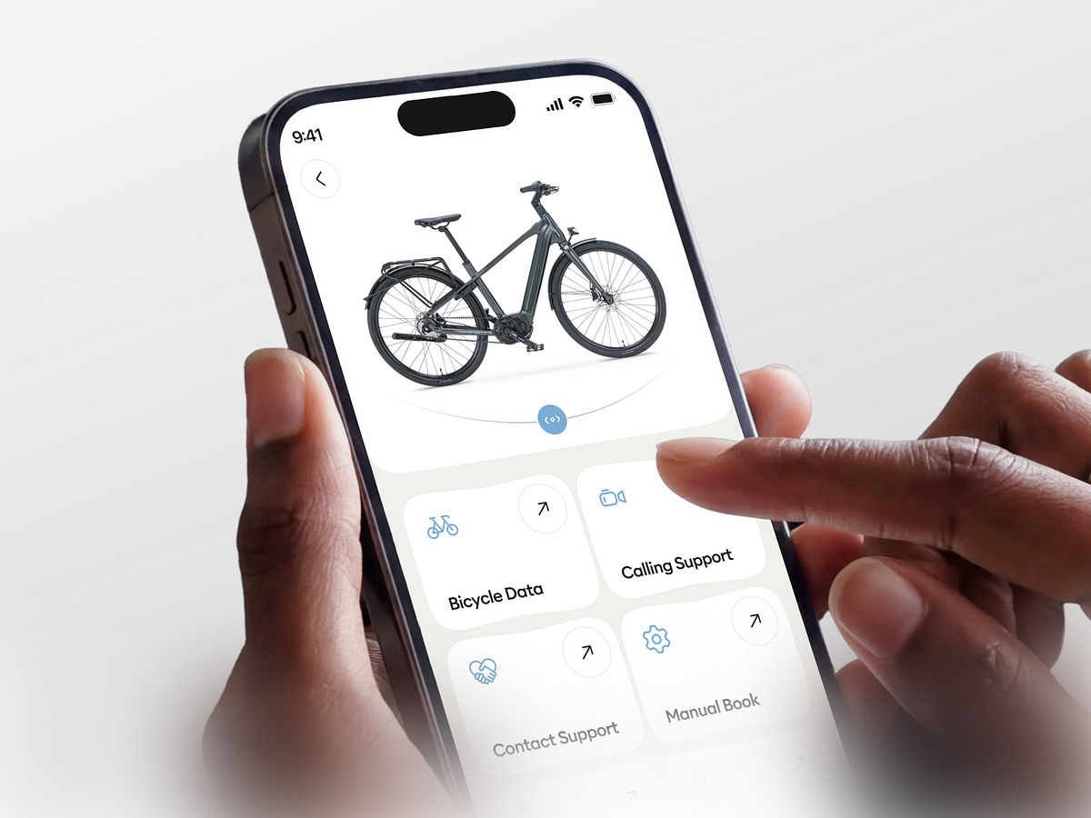 Levante Fietsen – Smart E-Bike Mobile App UI/UX Image 1