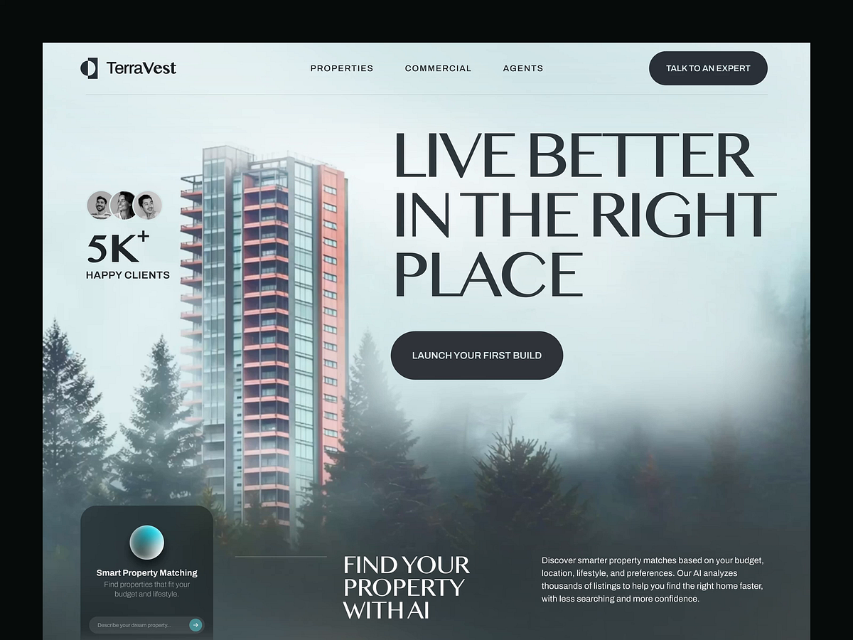 TerraVest – Real Estate Website Design Image 0