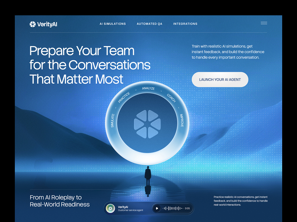 AI Roleplay SaaS | Performance Analytics Image 0