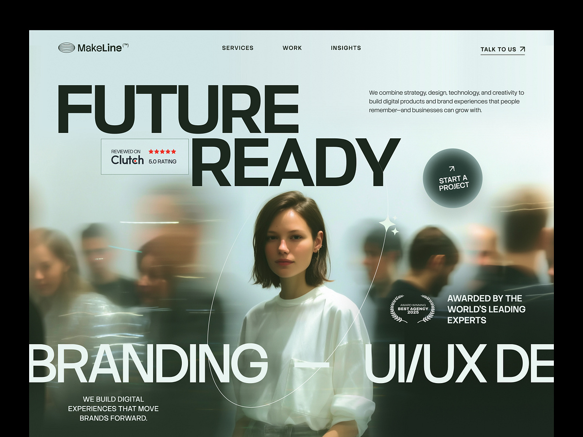 Creative Digital Agency Website | UI/UX Design Image 0