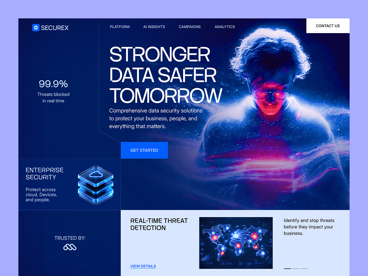 SECUREX — Cybersecurity Website Design