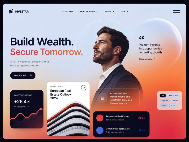 Investment Management AI Saas Website