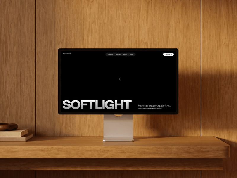 Desktop Monitor on Floating Shelf