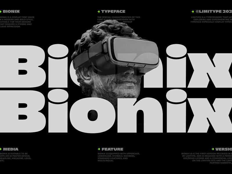Bionix - Bold Font