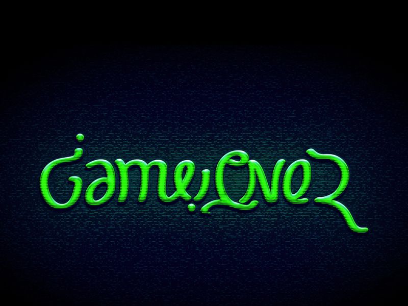 Game Over Ambigram