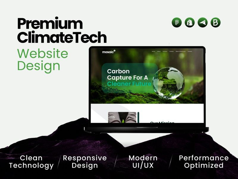 Mosaic – ClimateTech Web Design & UI/UX