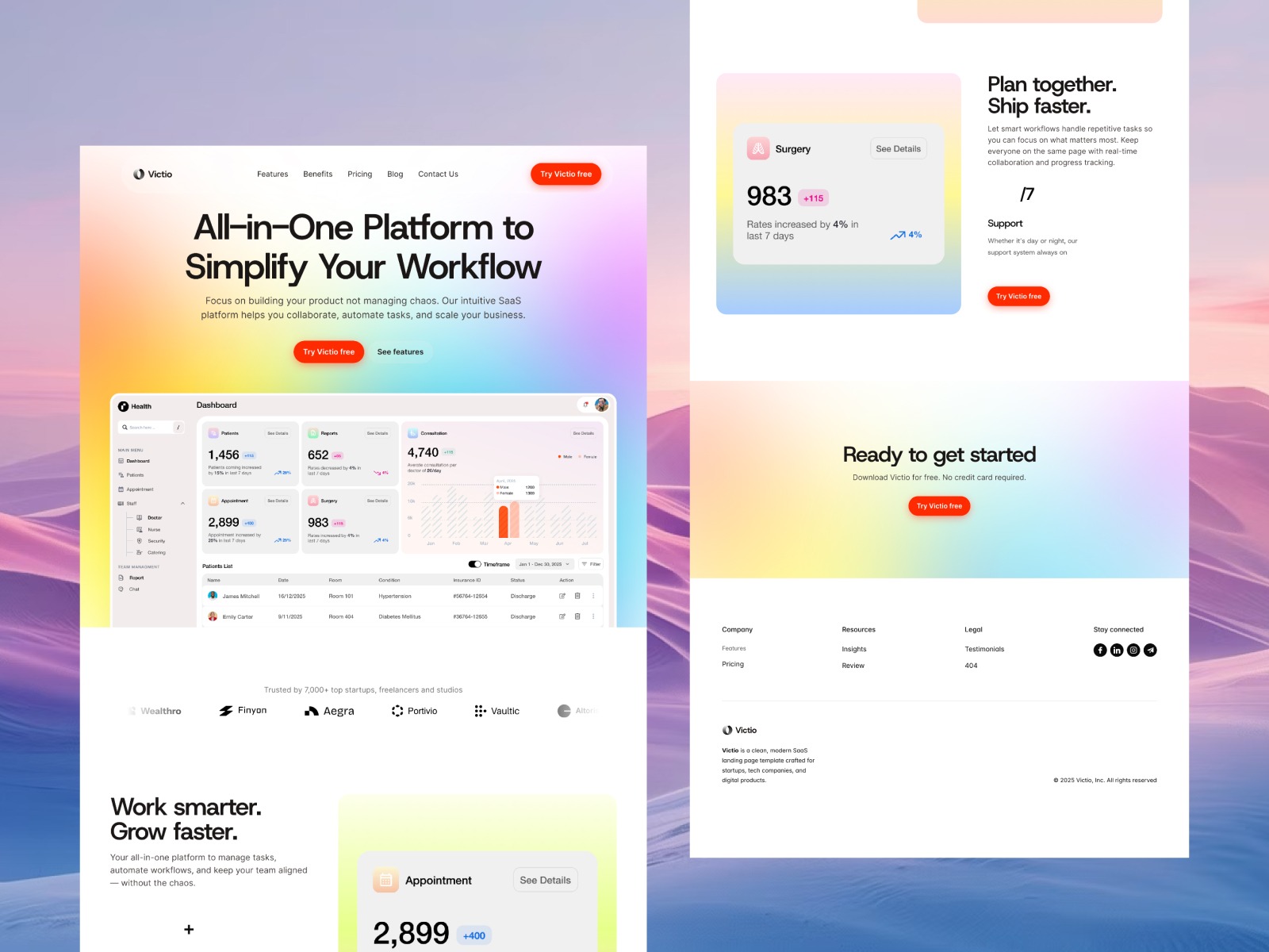 Professional SaaS website Image 1