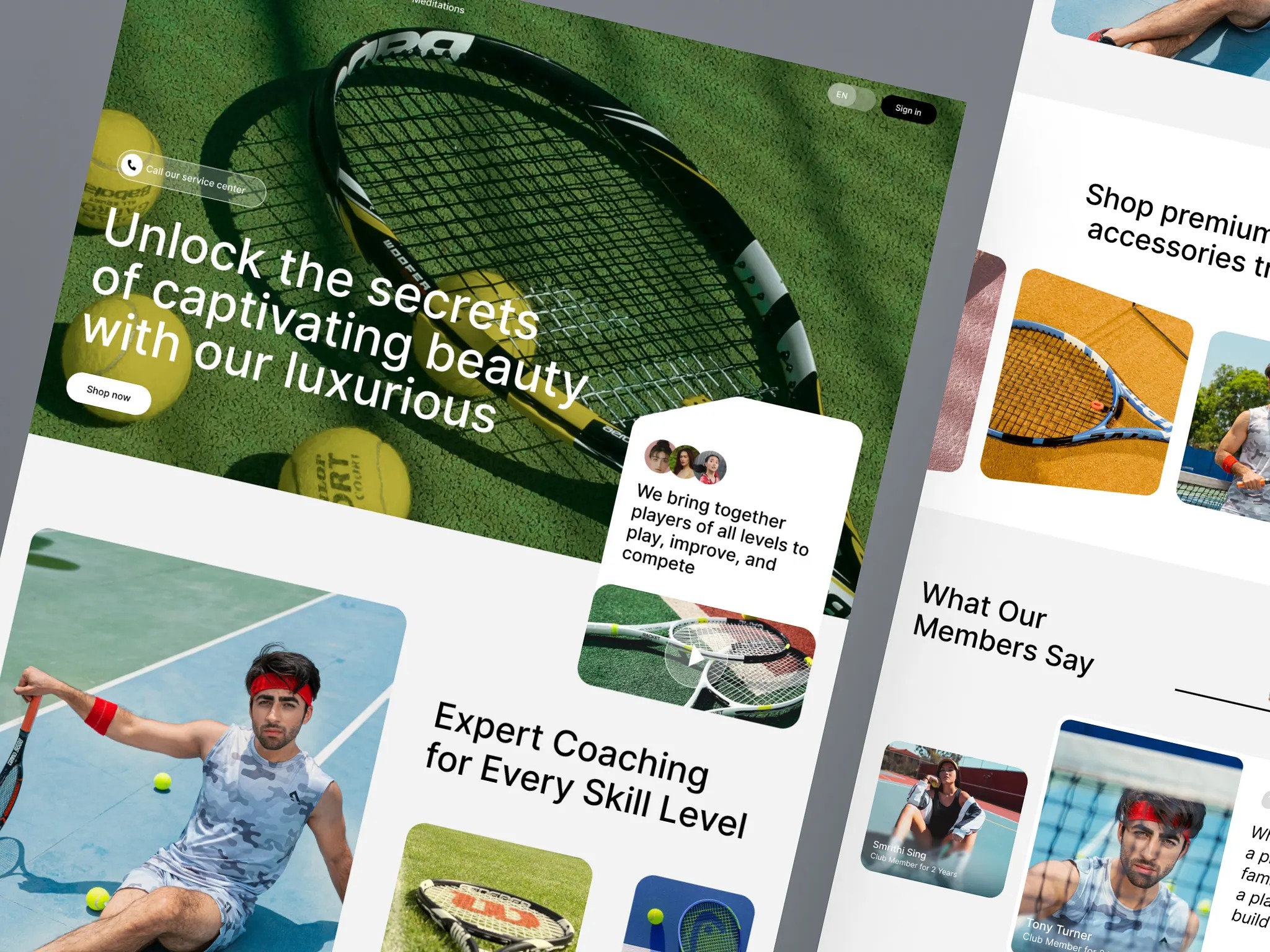 Sport Landing Page Image 1