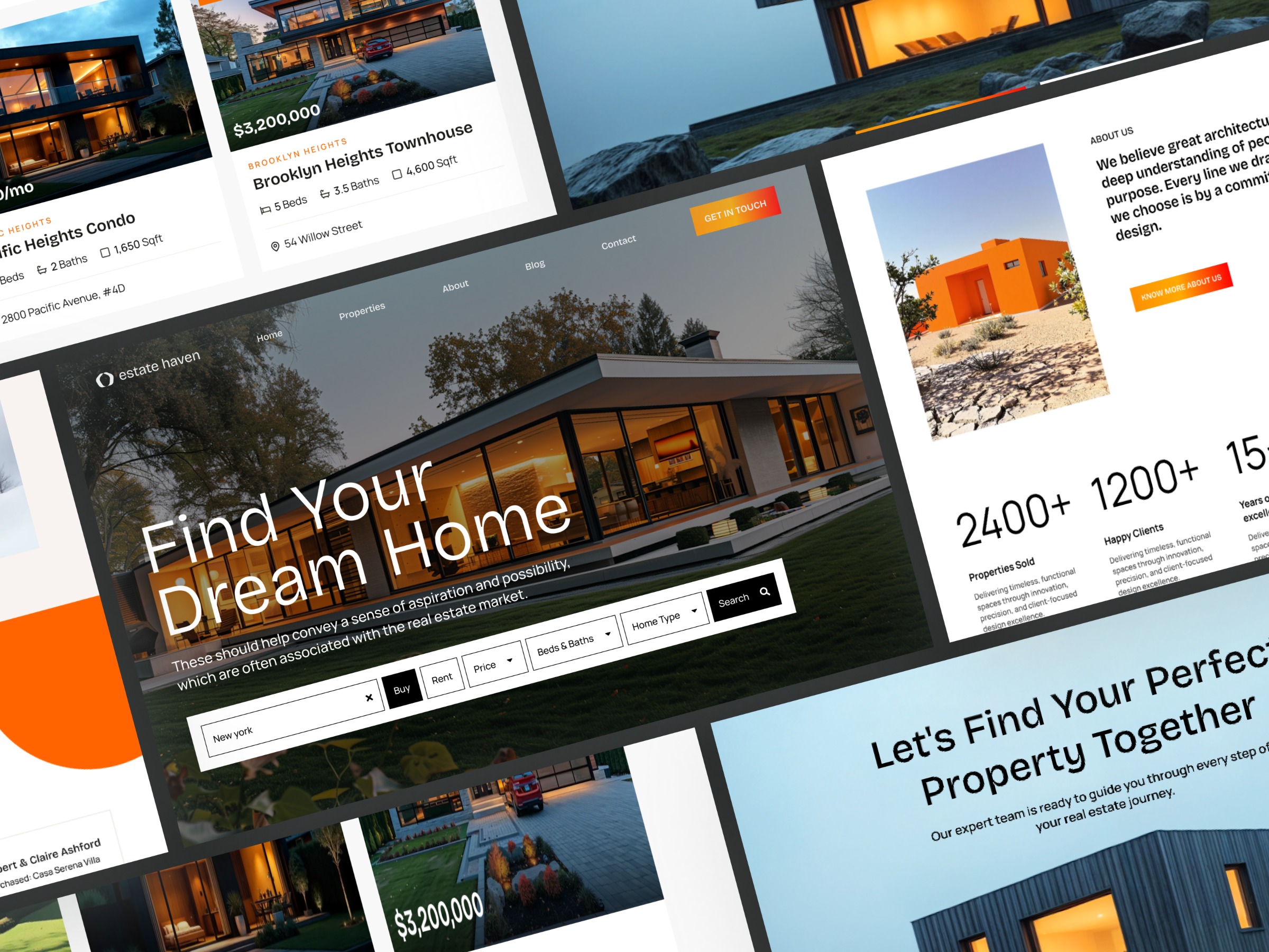 EstateHaven - Real Estate Website Template for Next.js & Sanity | rayso.studio Image 1