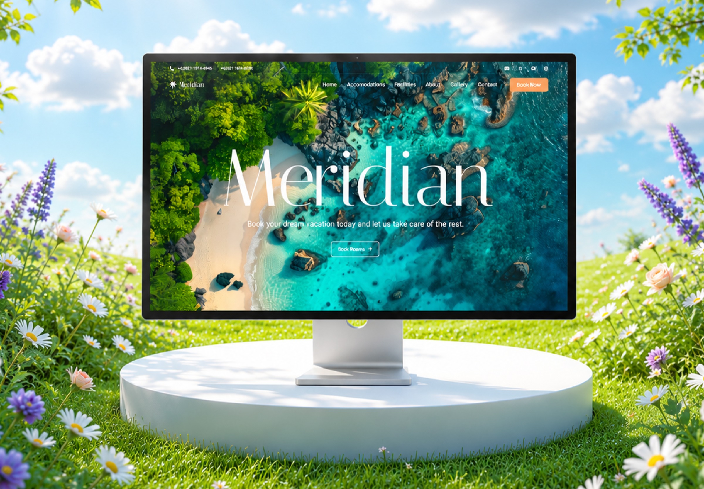 Meridian - Luxury Resort & Hotel Website Template Image 0