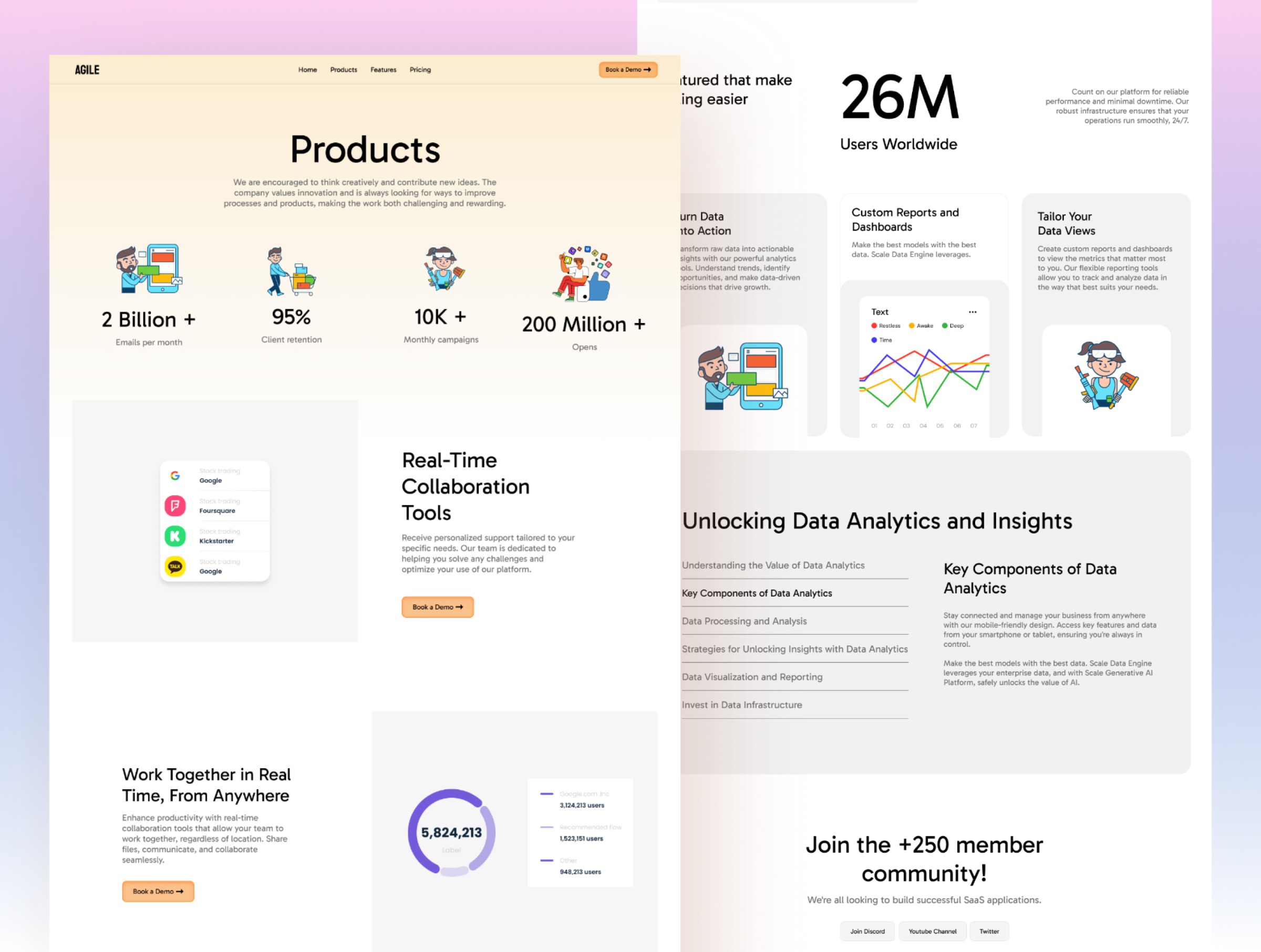 Agile - Next.js + Sanity SaaS Marketing Site Template Image 1