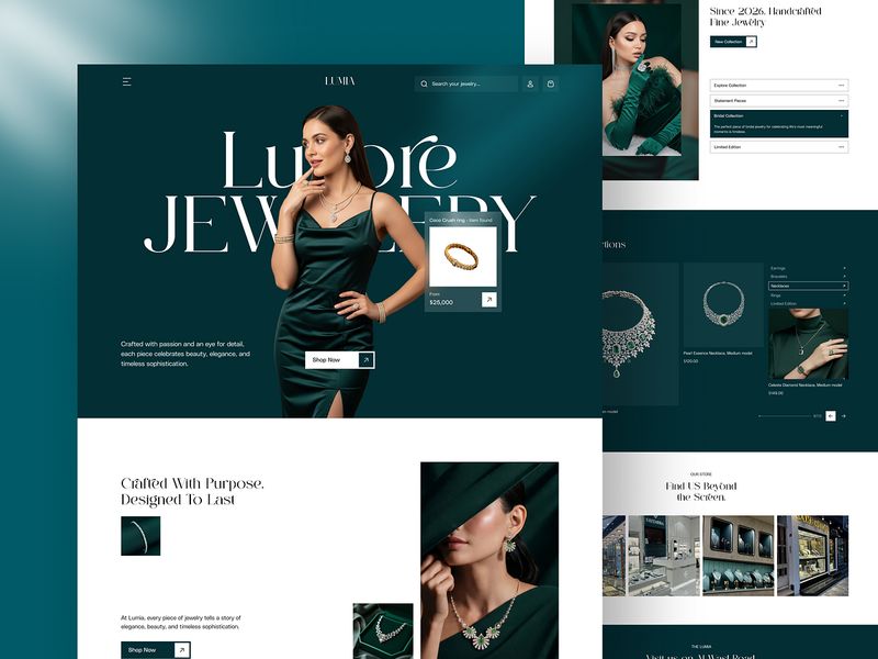 LUMIA — High-End Jewelry Store Website