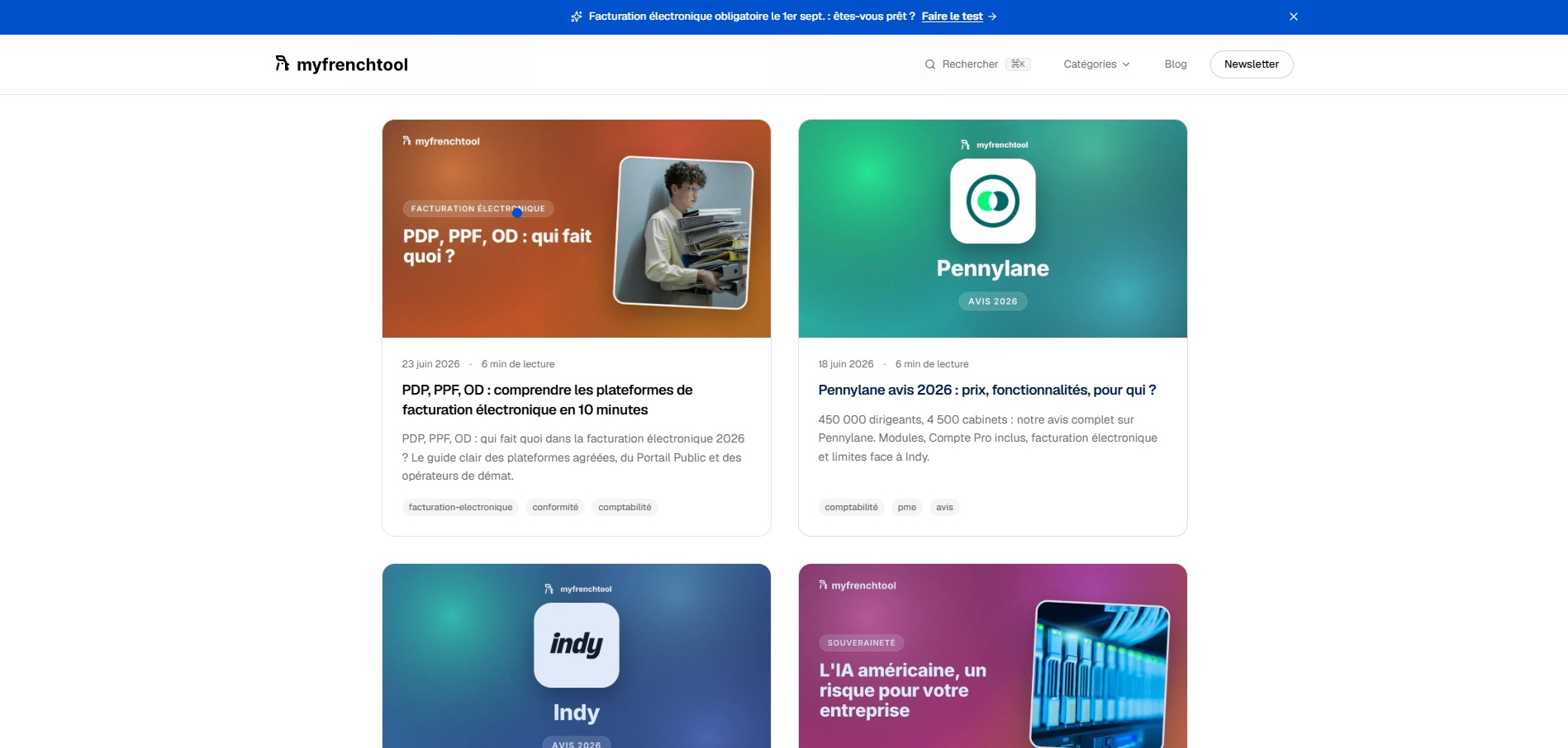 MyFrenchTool — Outils SaaS français & alternatives RGPD Image 0