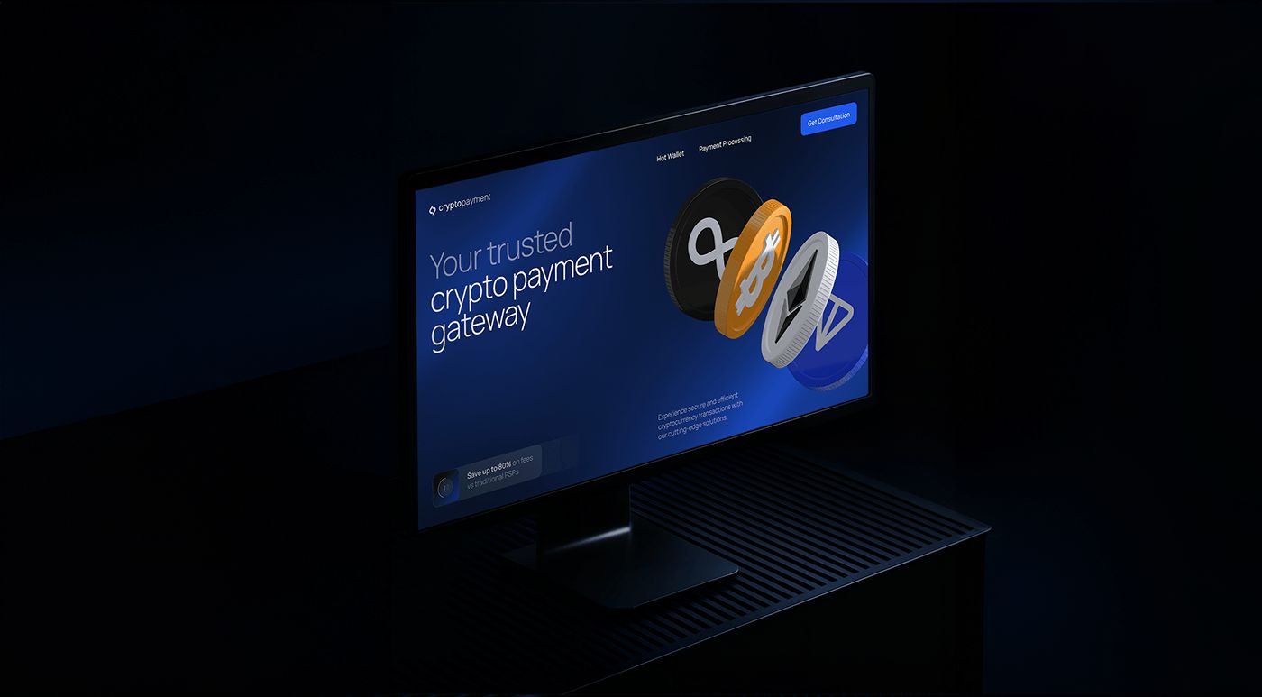 Cryptopayment Web Design & Visual Identity