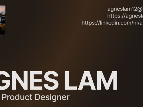 Agnes Lam | Digital Product Designer