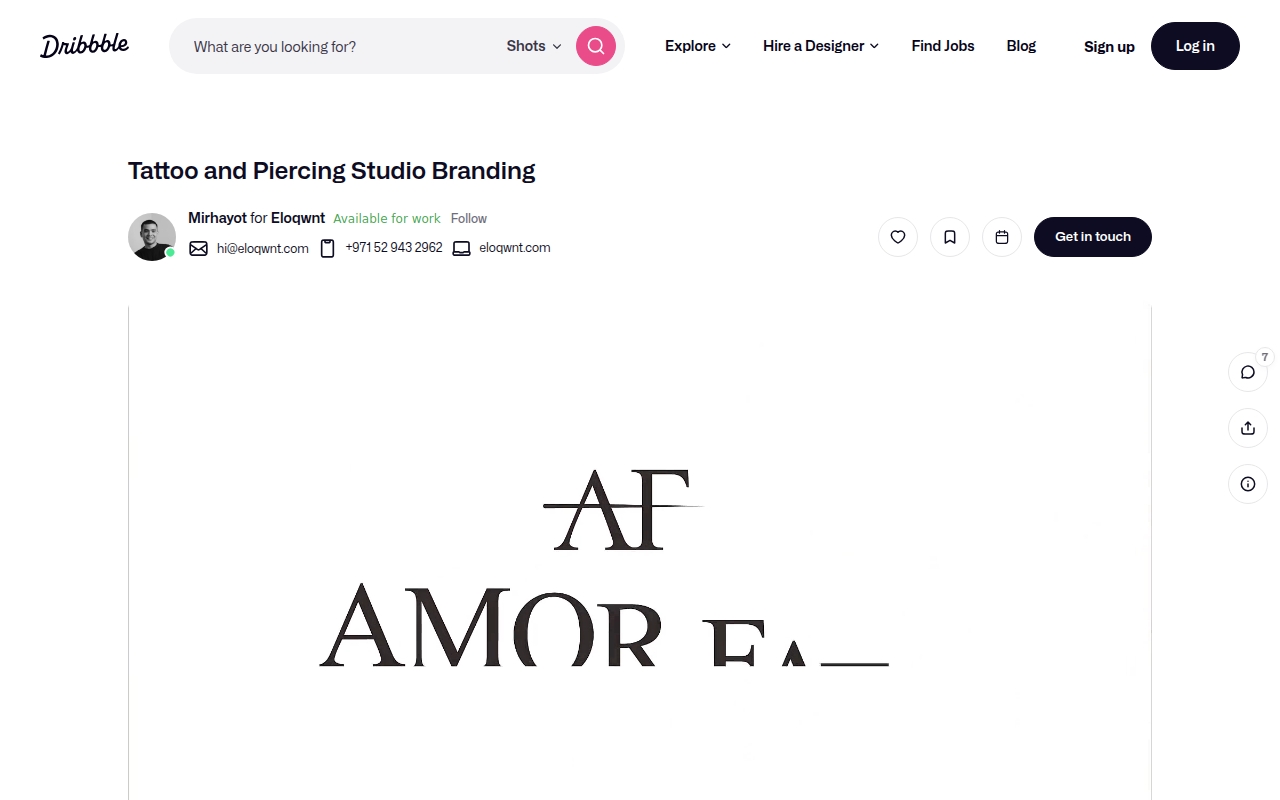 Tattoo and Piercing Studio Branding