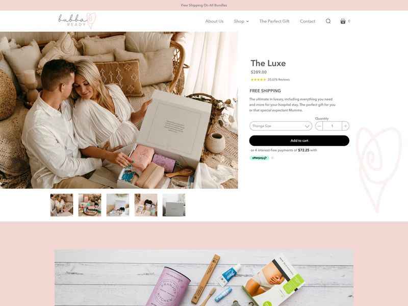 Bubba Ready – Premium E-Commerce UI/UX Design