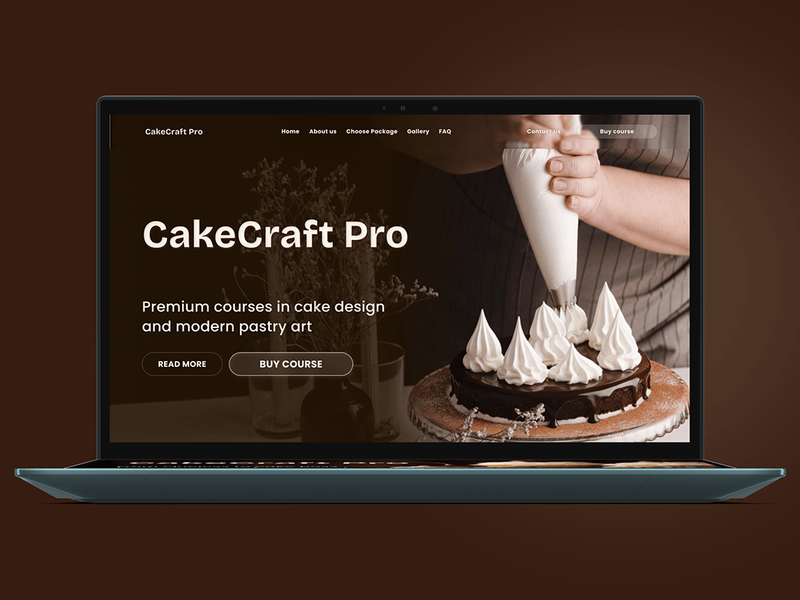 Landing Page CakeCraft
