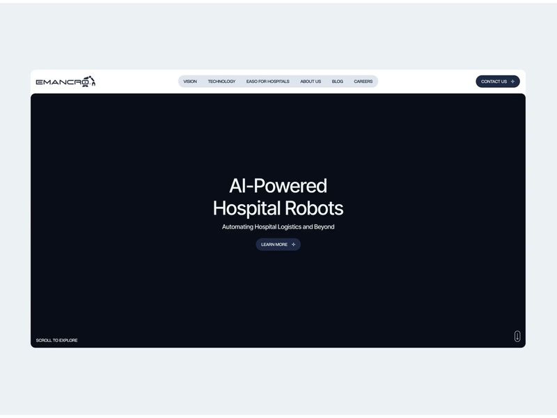 AI Robotics Website Design & Webflow | Emancro