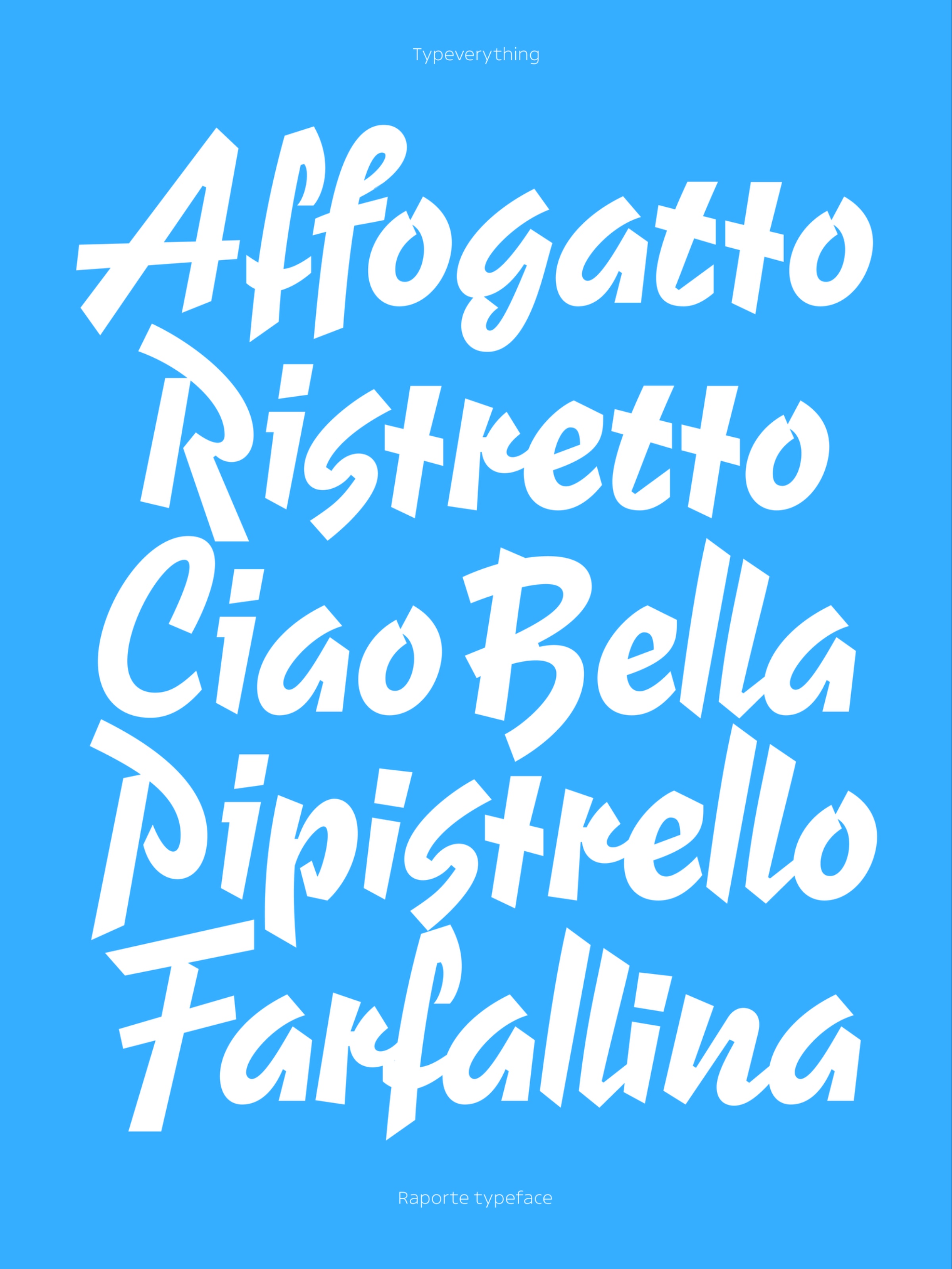 Raporte Typeface by Typeverything.com Image 0