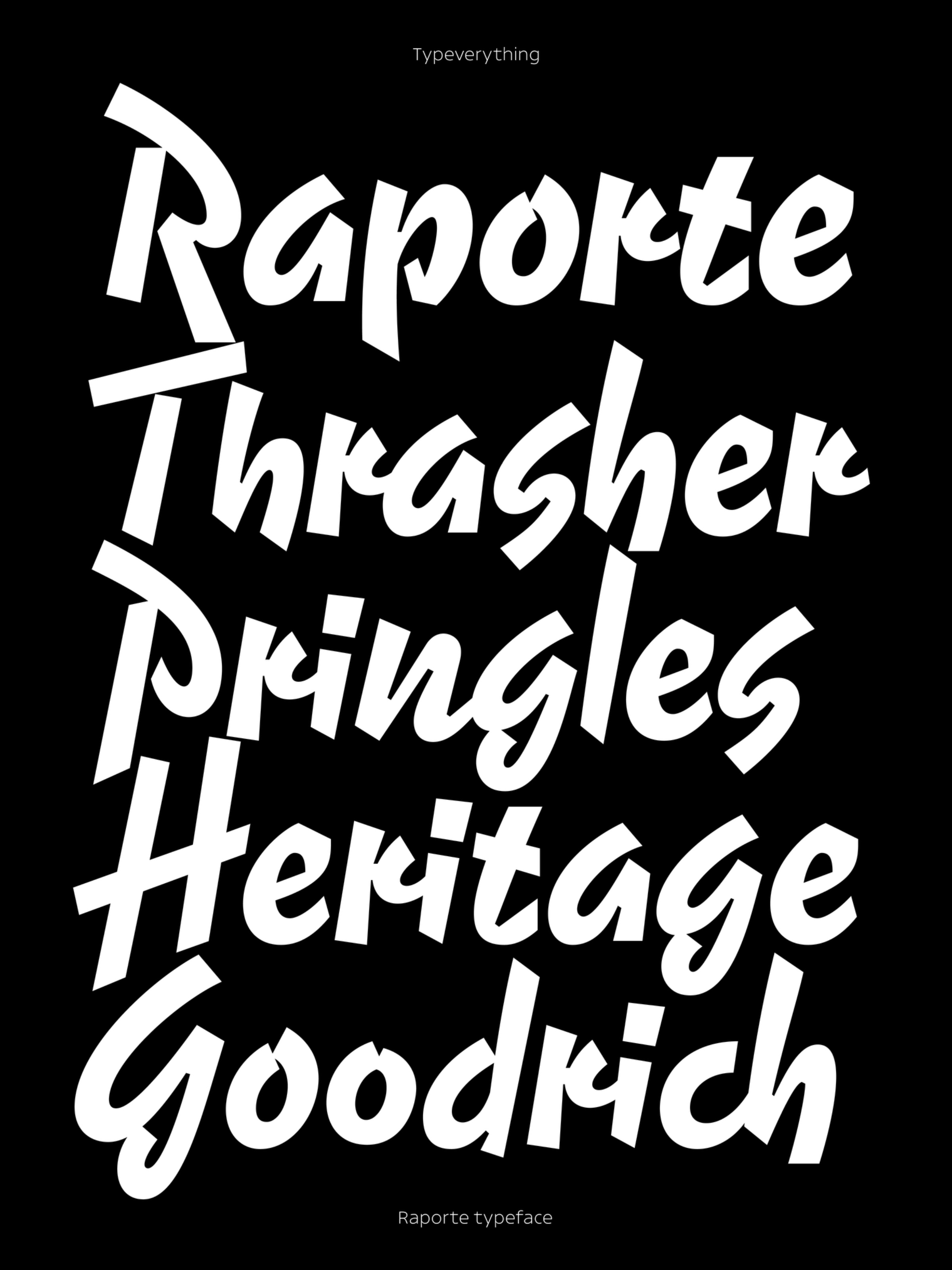 Raporte Typeface by Typeverything.com Image 3