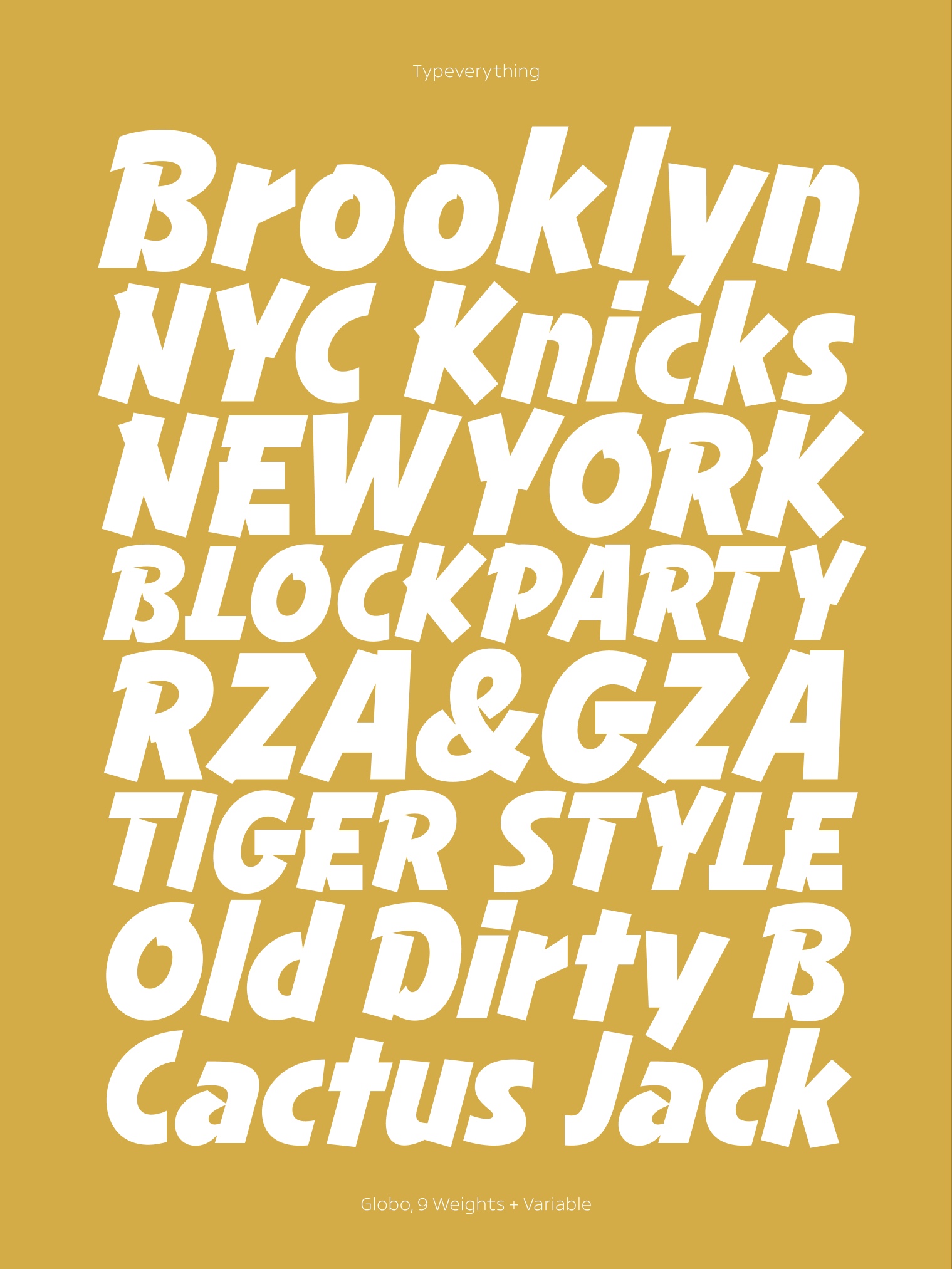 Globo Typeface by Typeverything.com Image 0