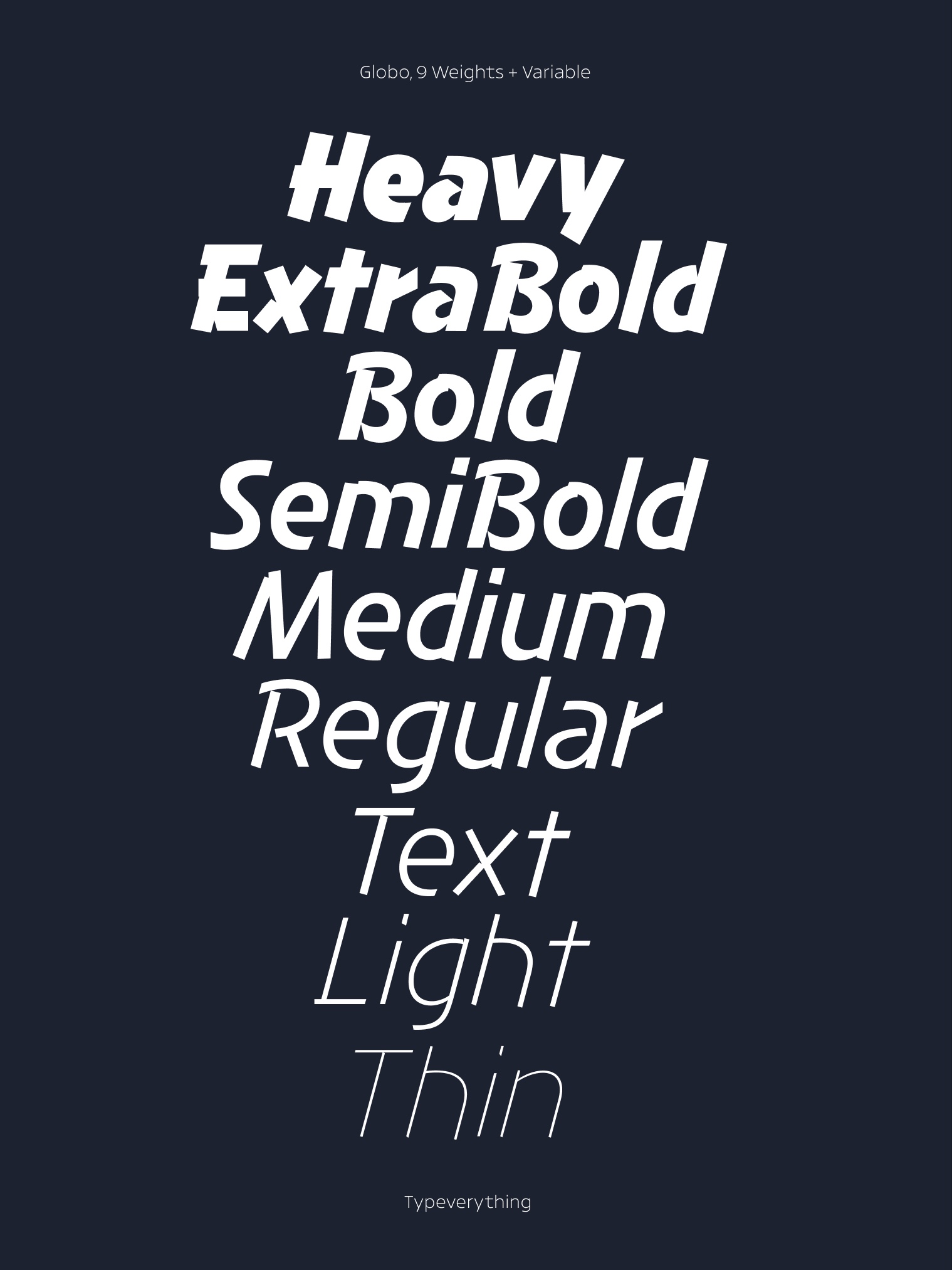 Globo Typeface by Typeverything.com Image 2