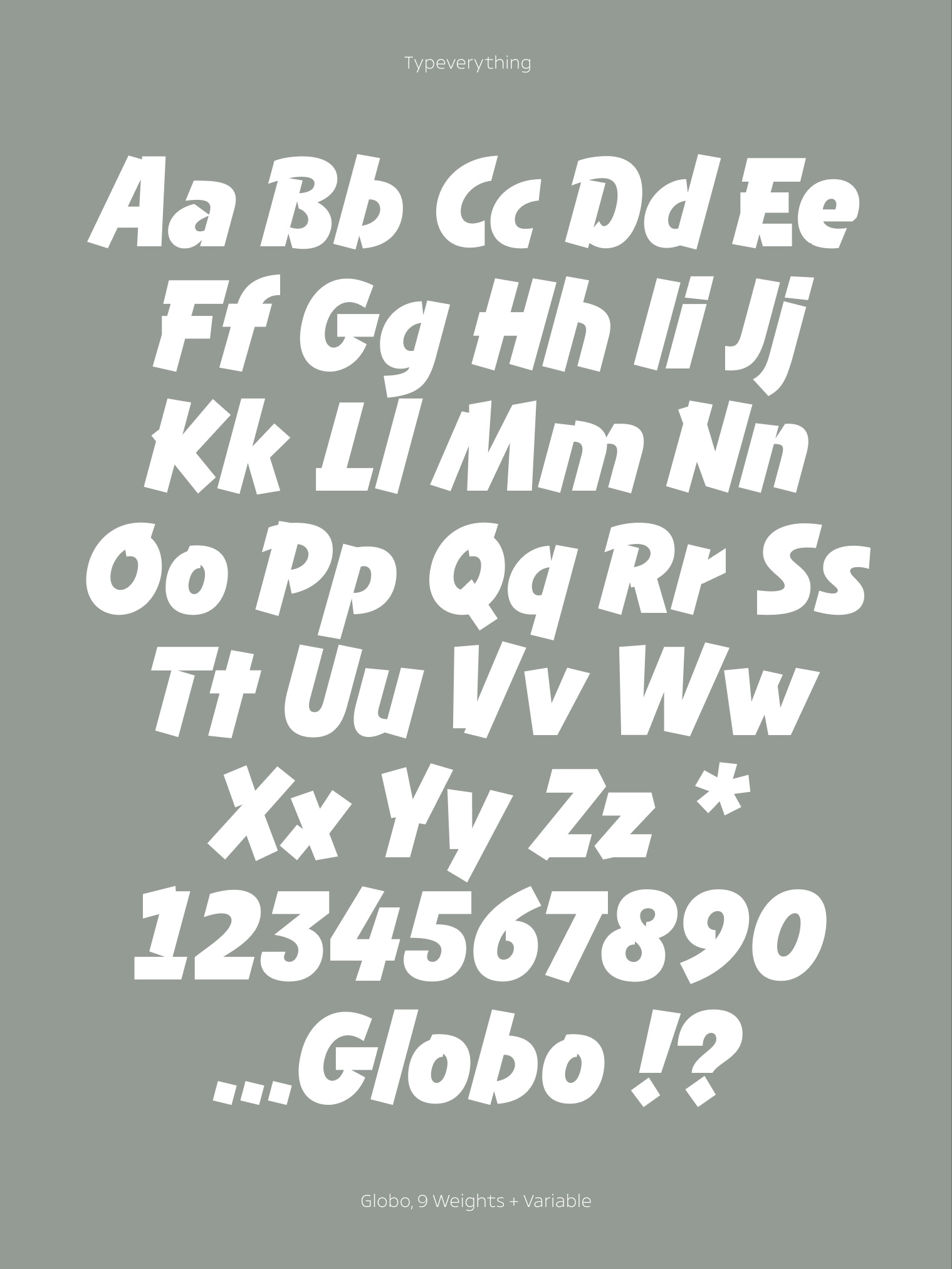 Globo Typeface by Typeverything.com Image 3