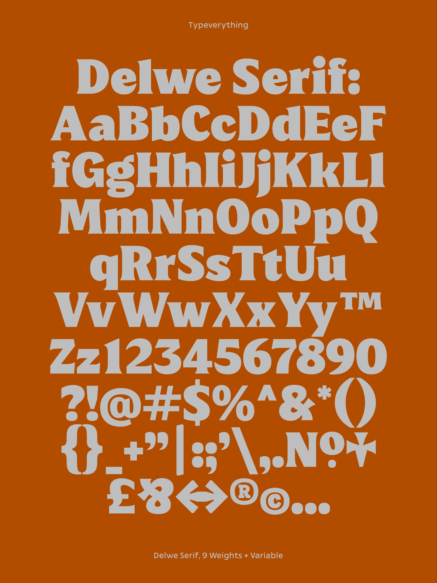 Delwe Typeface by Typeverything.com Image 4