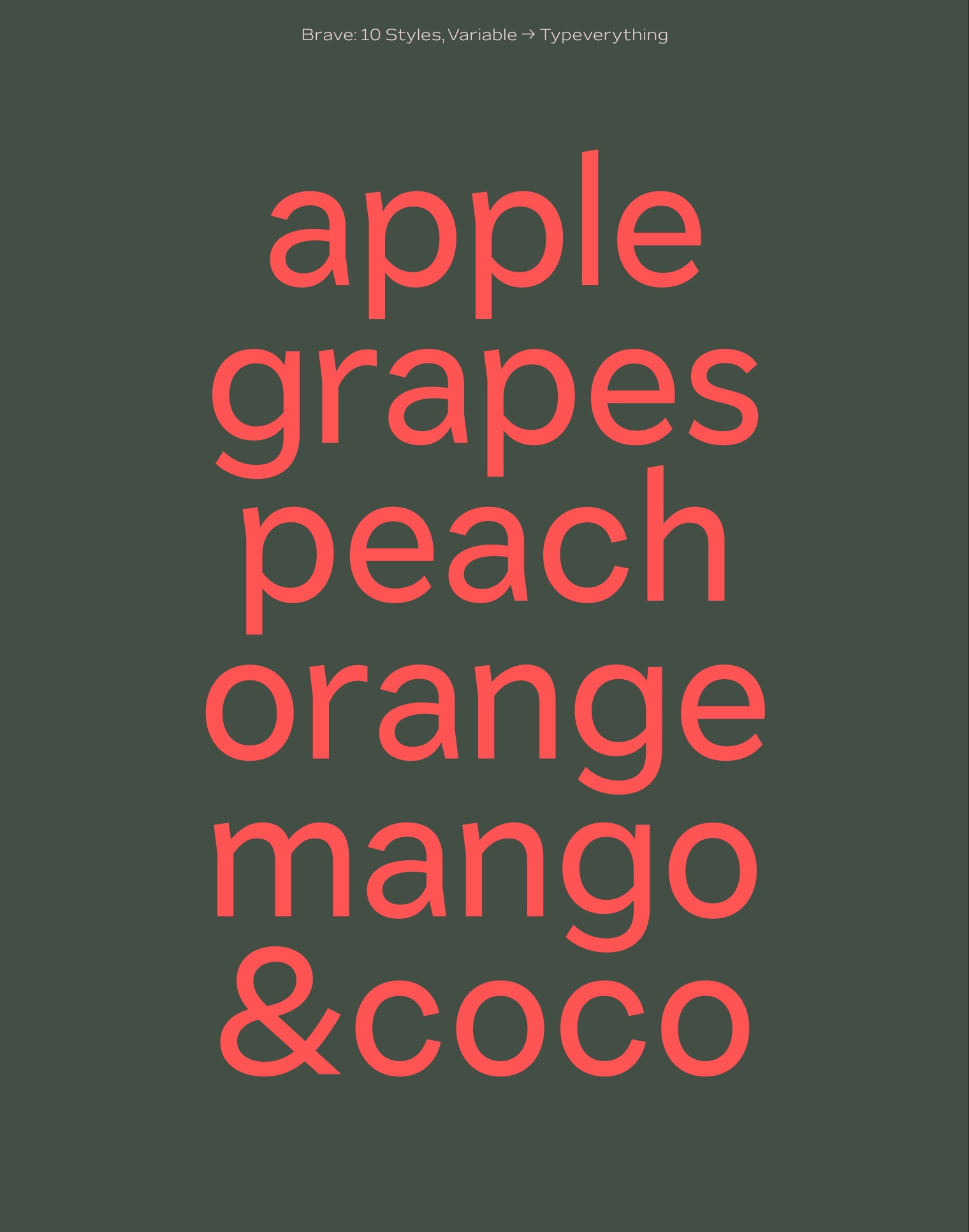 Brave Typeface by Typeverything Image 2