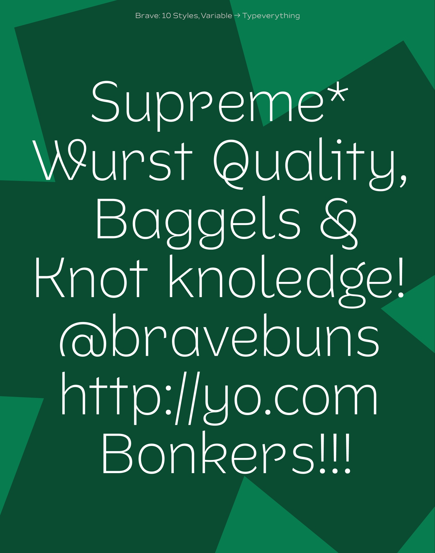 Brave Typeface by Typeverything Image 3