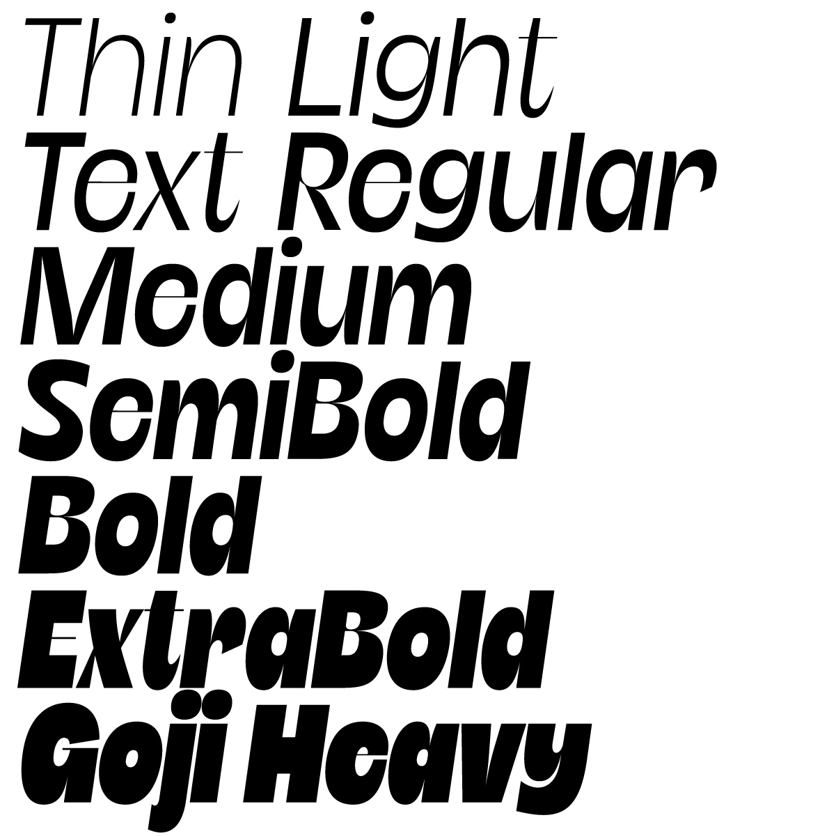 Goji Typeface by Typeverything Image 1