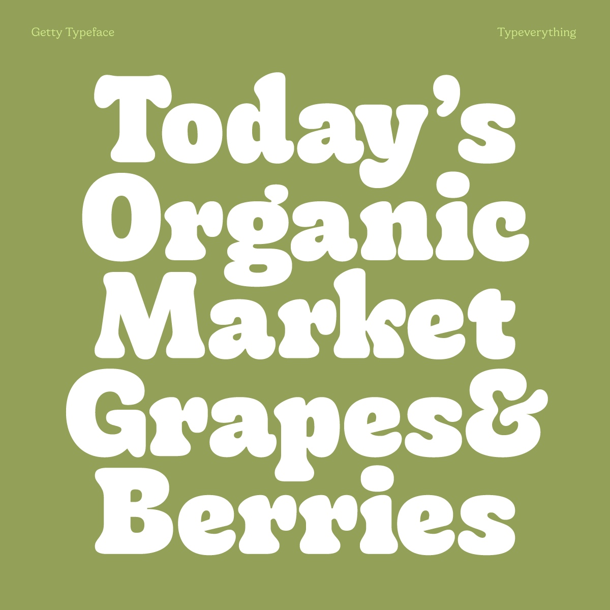 Getty Typeface Image 1