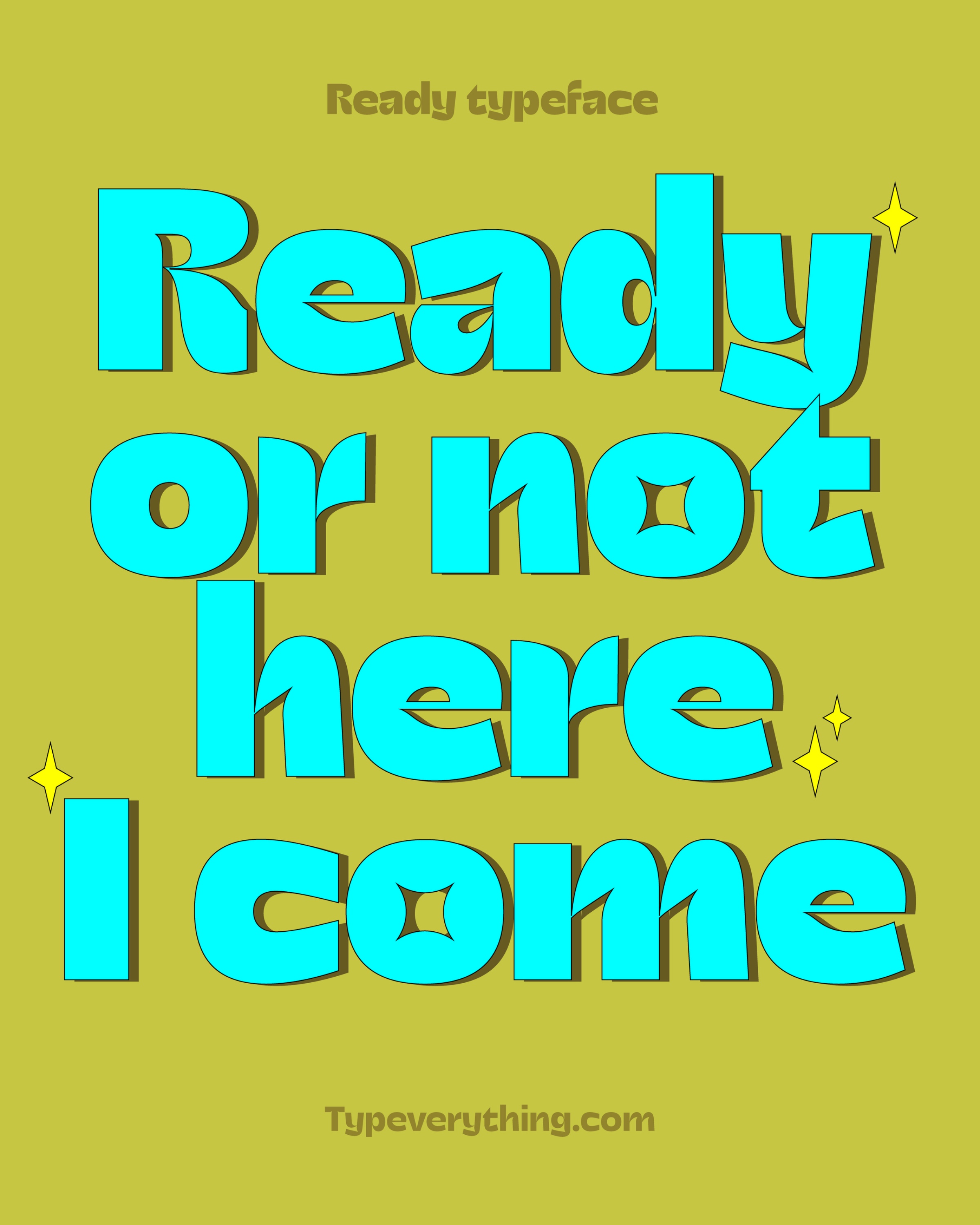 Ready Typeface Image 2