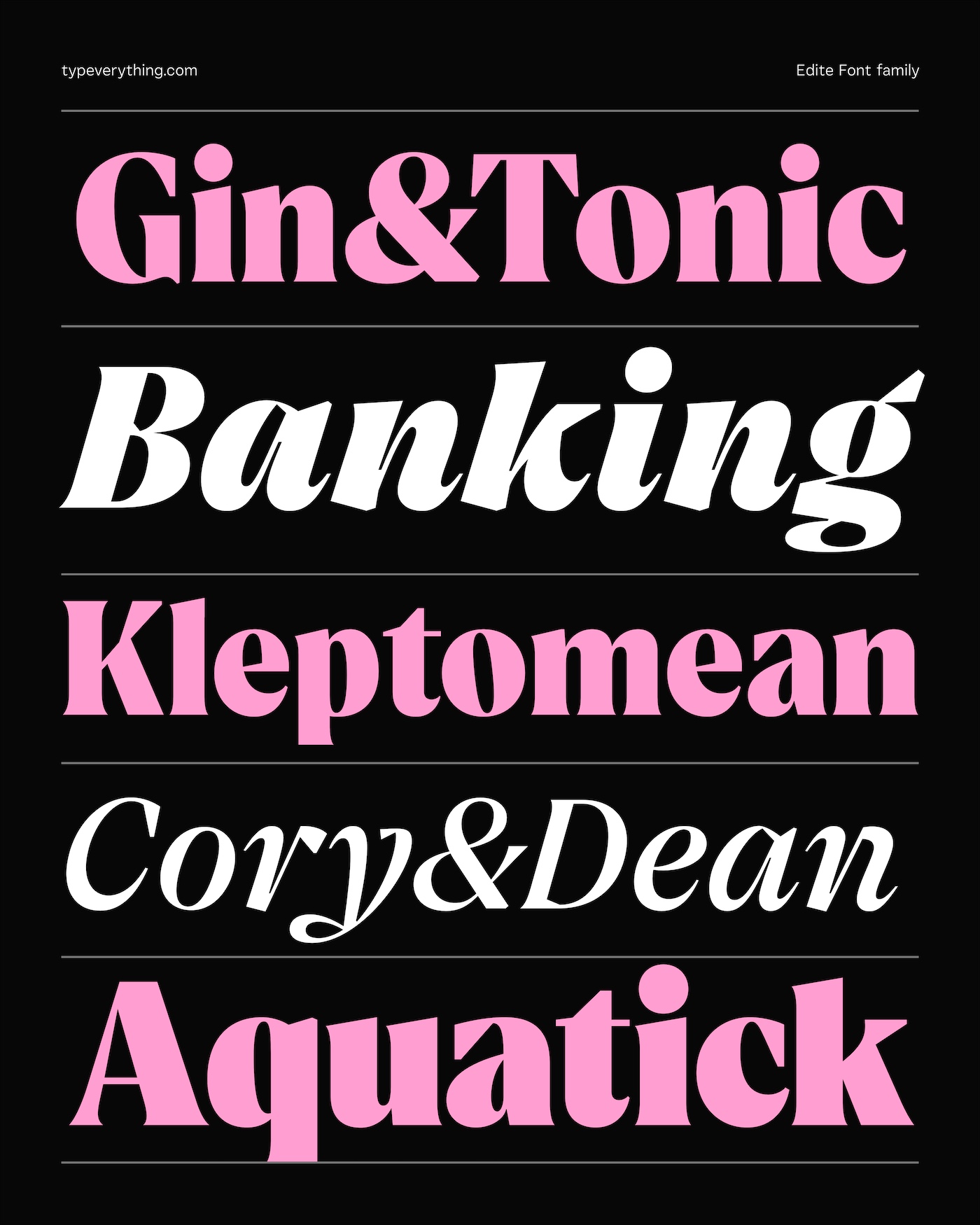 Edite typeface Image 2