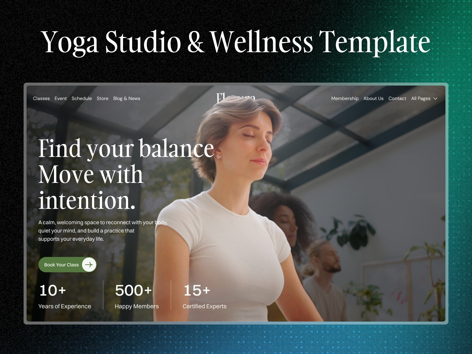 Flowraa · Yoga Studio & Wellness Template