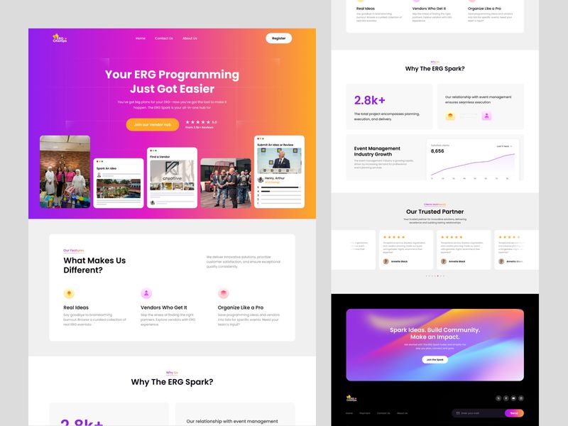 ERG Champs – ERG programming and vendor management Website