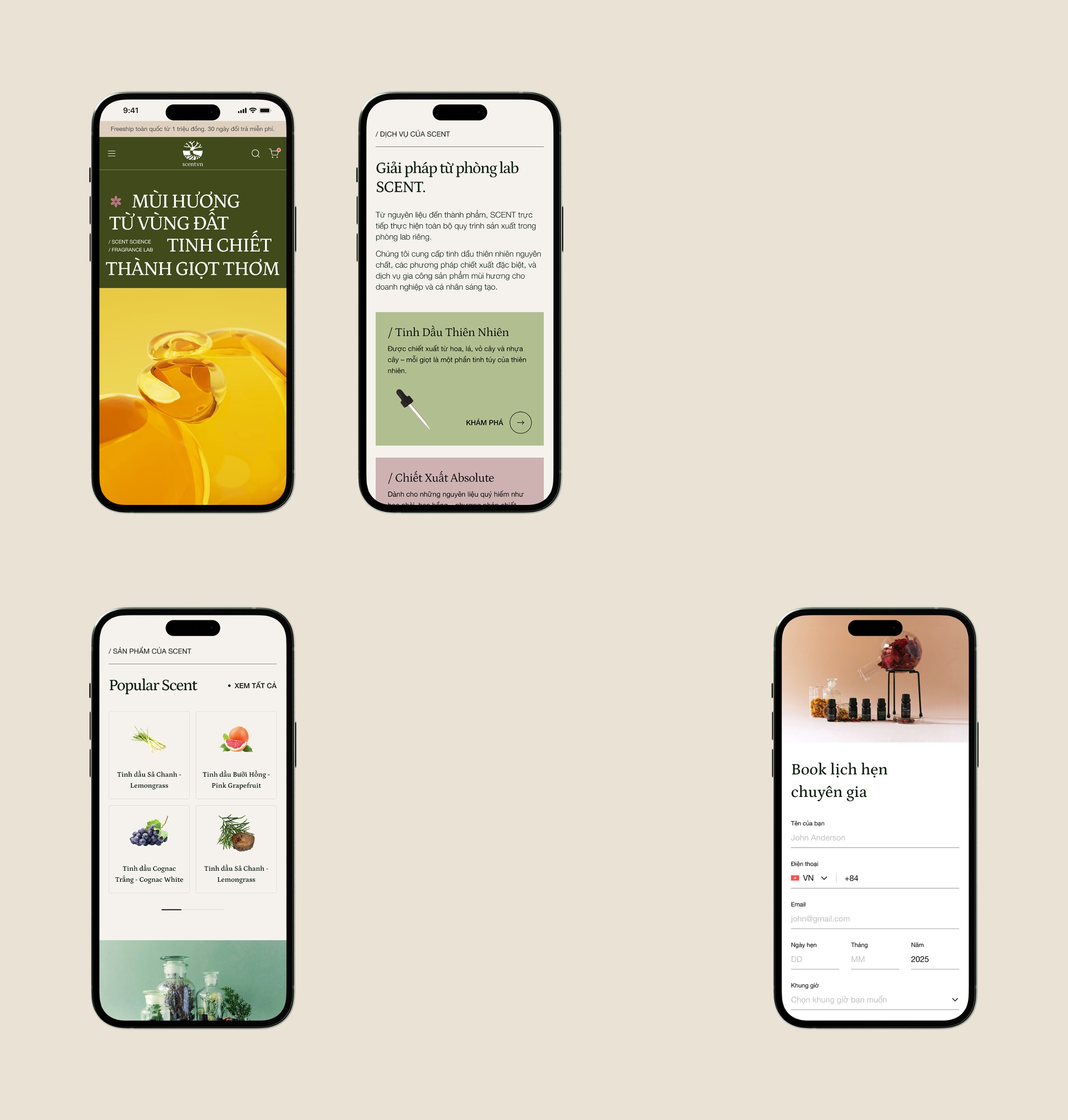 SCENT 🧪 Fragrance Lab UI Design Image 0