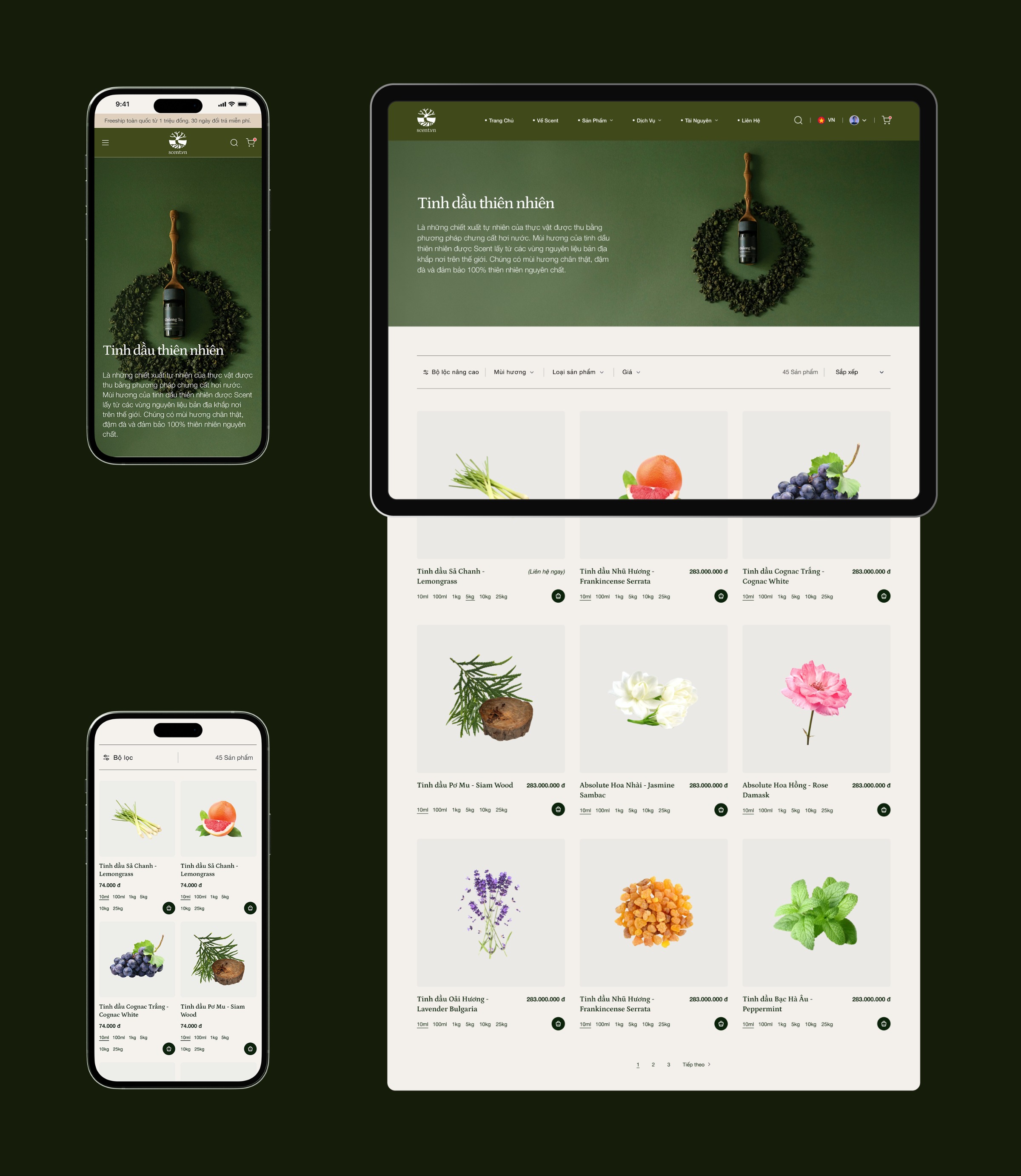 SCENT 🧪 Fragrance Lab UI Design Image 1